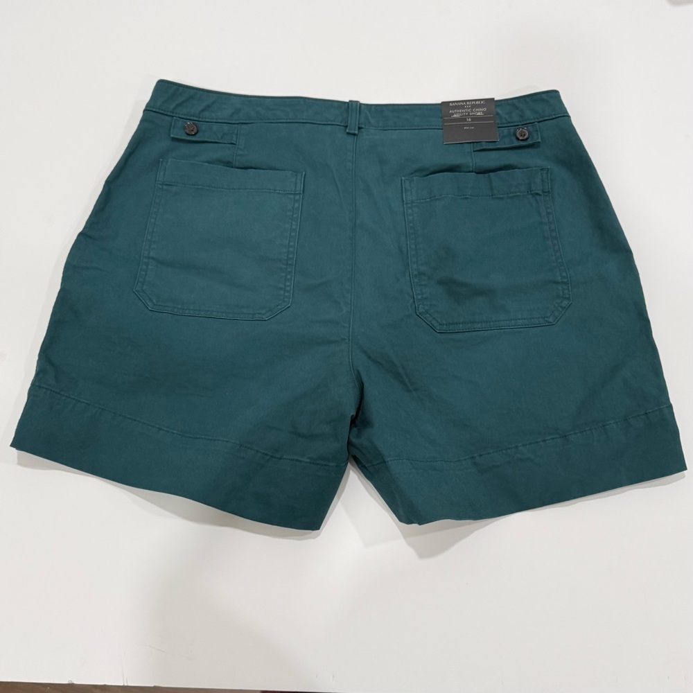 Banana Republic Chino Utility Shorts Size 16 - Picture 2 of 8
